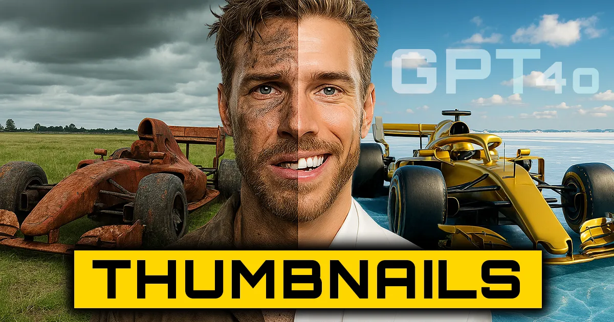 Mann, alter und neuer Formel 1 Wagen